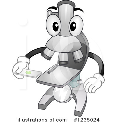 Royalty-Free (RF) Microscope Clipart Illustration by BNP Design Studio - Stock Sample #1235024