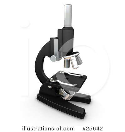 Royalty-Free (RF) Microscope Clipart Illustration by KJ Pargeter - Stock Sample #25642