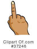Middle Finger Clipart #37246 by Andy Nortnik