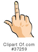 Middle Finger Clipart #37259 by Andy Nortnik