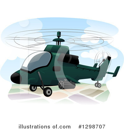 Helicopter Clipart #1298707 by BNP Design Studio