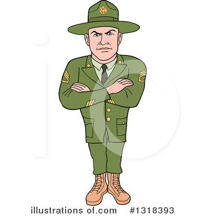 Royalty-Free (RF) Military Clipart Illustration by LaffToon - Stock Sample #1318393