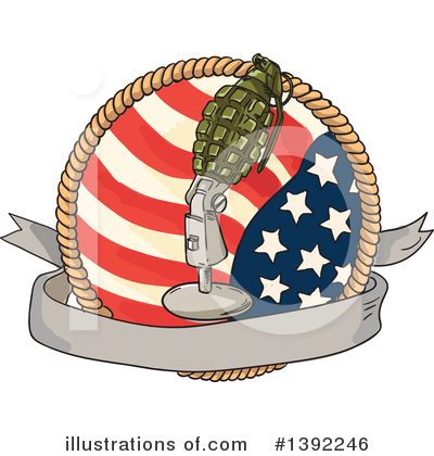Royalty-Free (RF) Military Clipart Illustration by patrimonio - Stock Sample #1392246