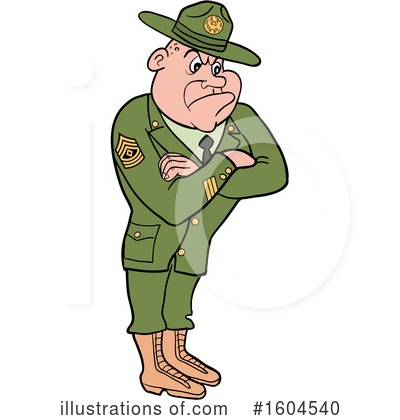 Royalty-Free (RF) Military Clipart Illustration by LaffToon - Stock Sample #1604540