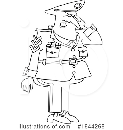 Drill Sargent Clipart #1644268 by djart