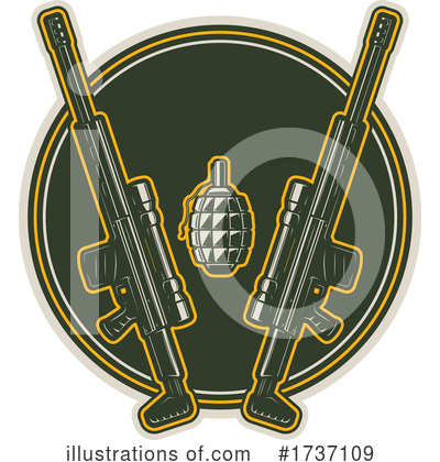 Rifle Clipart #1737109 by Vector Tradition SM