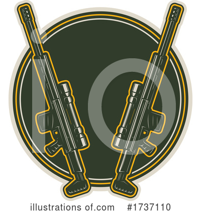 Rifle Clipart #1737110 by Vector Tradition SM