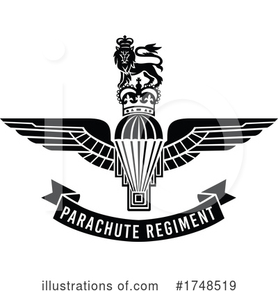 Parachute Clipart #1748519 by patrimonio