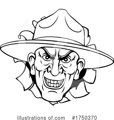 Drill Sergeant Clipart #1750370 by AtStockIllustration