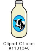 Milk Bottle Clipart #1131340 by Lal Perera