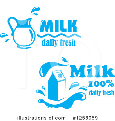 Royalty-Free (RF) Milk Clipart Illustration by Vector Tradition SM - Stock Sample #1258959