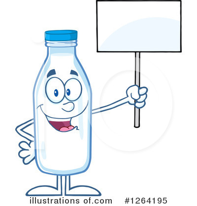 Royalty-Free (RF) Milk Clipart Illustration by Hit Toon - Stock Sample #1264195