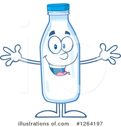 Royalty-Free (RF) Milk Clipart Illustration by Hit Toon - Stock Sample #1264197