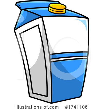 Royalty-Free (RF) Milk Clipart Illustration by Hit Toon - Stock Sample #1741106