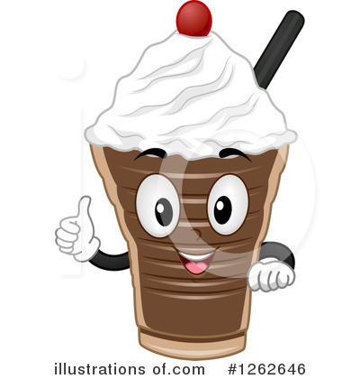 Royalty-Free (RF) Milkshake Clipart Illustration by BNP Design Studio - Stock Sample #1262646