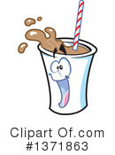 Milkshake Clipart #1371863 by Clip Art Mascots