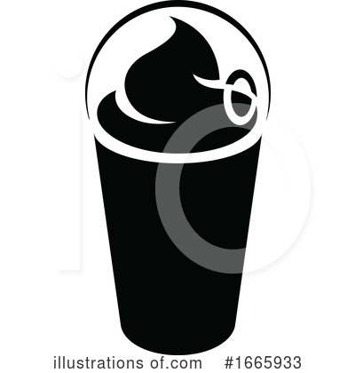 Royalty-Free (RF) Milkshake Clipart Illustration by cidepix - Stock Sample #1665933