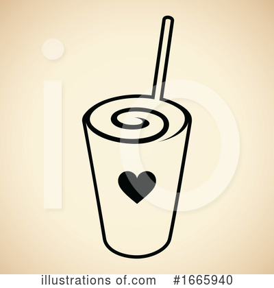 Royalty-Free (RF) Milkshake Clipart Illustration by cidepix - Stock Sample #1665940