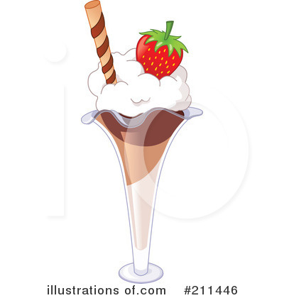 Royalty-Free (RF) Milkshake Clipart Illustration by yayayoyo - Stock Sample #211446