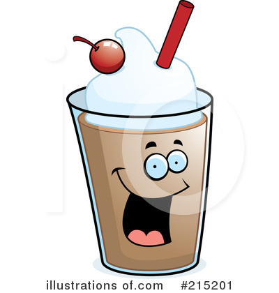 Royalty-Free (RF) Milkshake Clipart Illustration by Cory Thoman - Stock Sample #215201