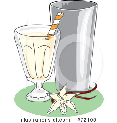Royalty-Free (RF) Milkshake Clipart Illustration by inkgraphics - Stock Sample #72105