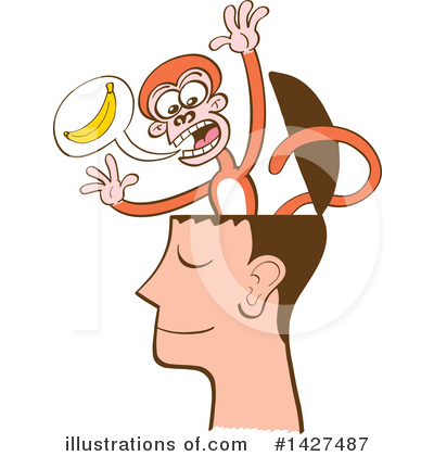 Monkey Clipart #1427487 by Zooco