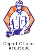 Miner Clipart #1095890 by patrimonio