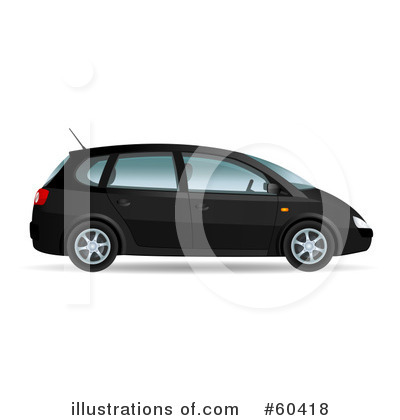 Royalty-Free (RF) Mini Van Clipart Illustration by Oligo - Stock Sample #60418