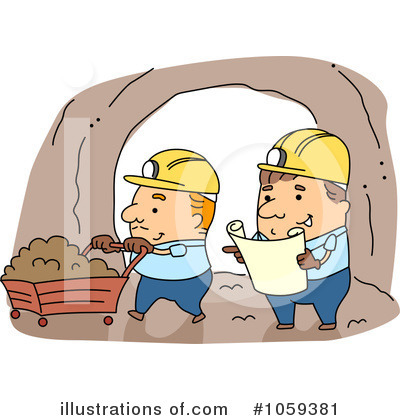 Royalty-Free (RF) Mining Clipart Illustration by BNP Design Studio - Stock Sample #1059381