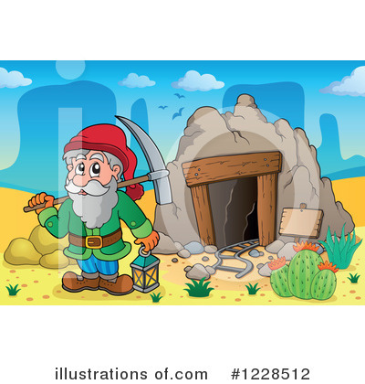 Royalty-Free (RF) Mining Clipart Illustration by visekart - Stock Sample #1228512