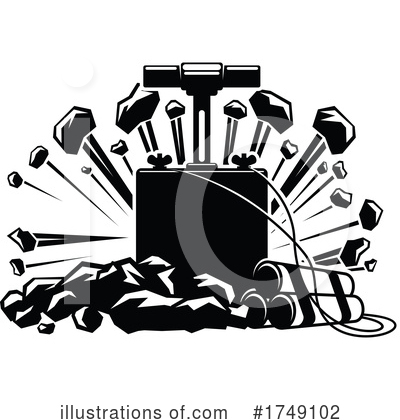 Royalty-Free (RF) Mining Clipart Illustration by Vector Tradition SM - Stock Sample #1749102