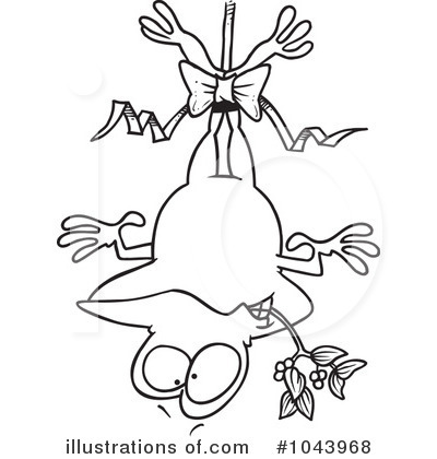 Royalty-Free (RF) Mistletoe Clipart Illustration by toonaday - Stock Sample #1043968