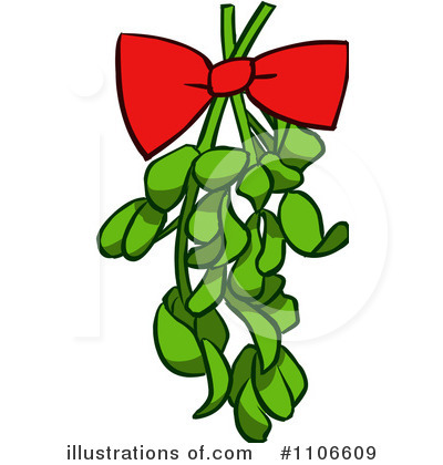Royalty-Free (RF) Mistletoe Clipart Illustration by Cartoon Solutions - Stock Sample #1106609
