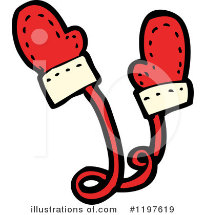 Royalty-Free (RF) Mittens Clipart Illustration by lineartestpilot - Stock Sample #1197619