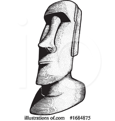 Moai Clipart #1684875 by Any Vector