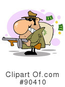 Mobster Clipart #90410 by Hit Toon