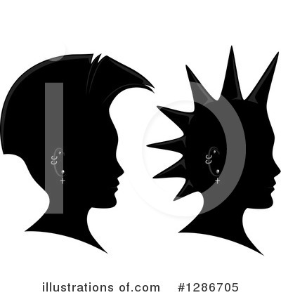 Royalty-Free (RF) Mohawk Clipart Illustration by BNP Design Studio - Stock Sample #1286705