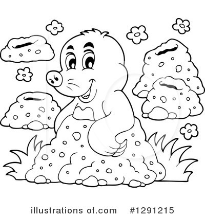 Royalty-Free (RF) Mole Clipart Illustration by visekart - Stock Sample #1291215