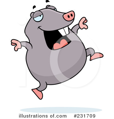 Royalty-Free (RF) Mole Clipart Illustration by Cory Thoman - Stock Sample #231709