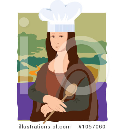 Mona Lisa Clipart #1057060 by Maria Bell