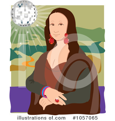 Mona Lisa Clipart #1057065 by Maria Bell