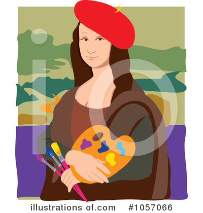 Mona Lisa Clipart #1057066 by Maria Bell