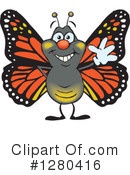 Monarch Clipart #1280416 by Dennis Holmes Designs