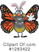 Monarch Clipart #1283422 by Dennis Holmes Designs