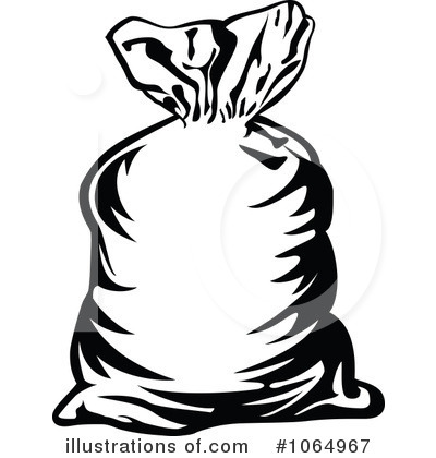 Royalty-Free (RF) Money Bag Clipart Illustration by Vector Tradition SM - Stock Sample #1064967