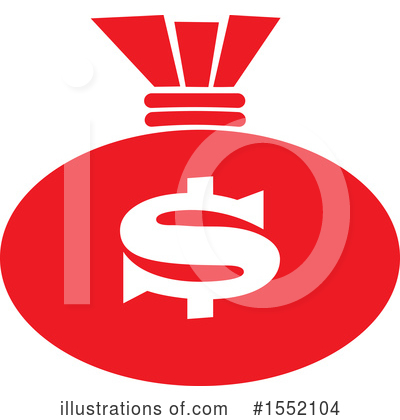 Royalty-Free (RF) Money Bag Clipart Illustration by Johnny Sajem - Stock Sample #1552104