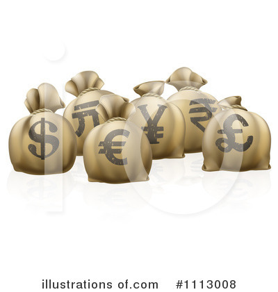 Money Sack Clipart #1113008 by AtStockIllustration