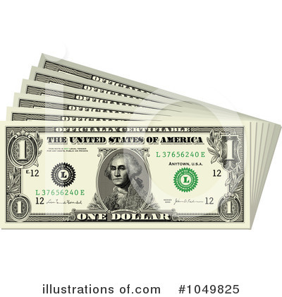 Royalty-Free (RF) Money Clipart Illustration by BestVector - Stock Sample #1049825