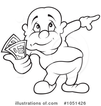 Royalty-Free (RF) Money Clipart Illustration by dero - Stock Sample #1051426
