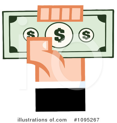 Royalty-Free (RF) Money Clipart Illustration by Hit Toon - Stock Sample #1095267